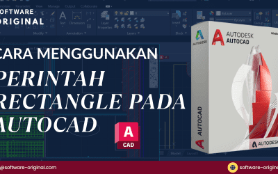 Perintah Rectangle pada AutoCAD